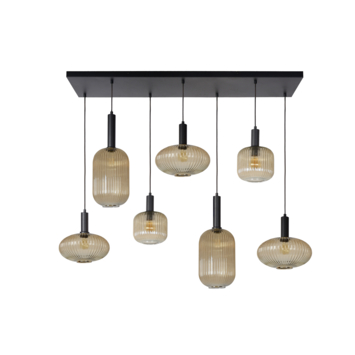 Lucide hanglamp Maloto amber 150x30 cm (lxb)