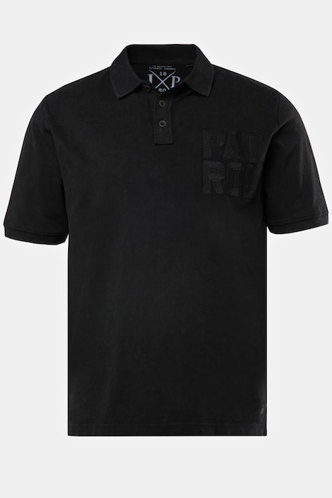 Poloshirt, Halbarm, Pikee, Badges, bis 8 XL