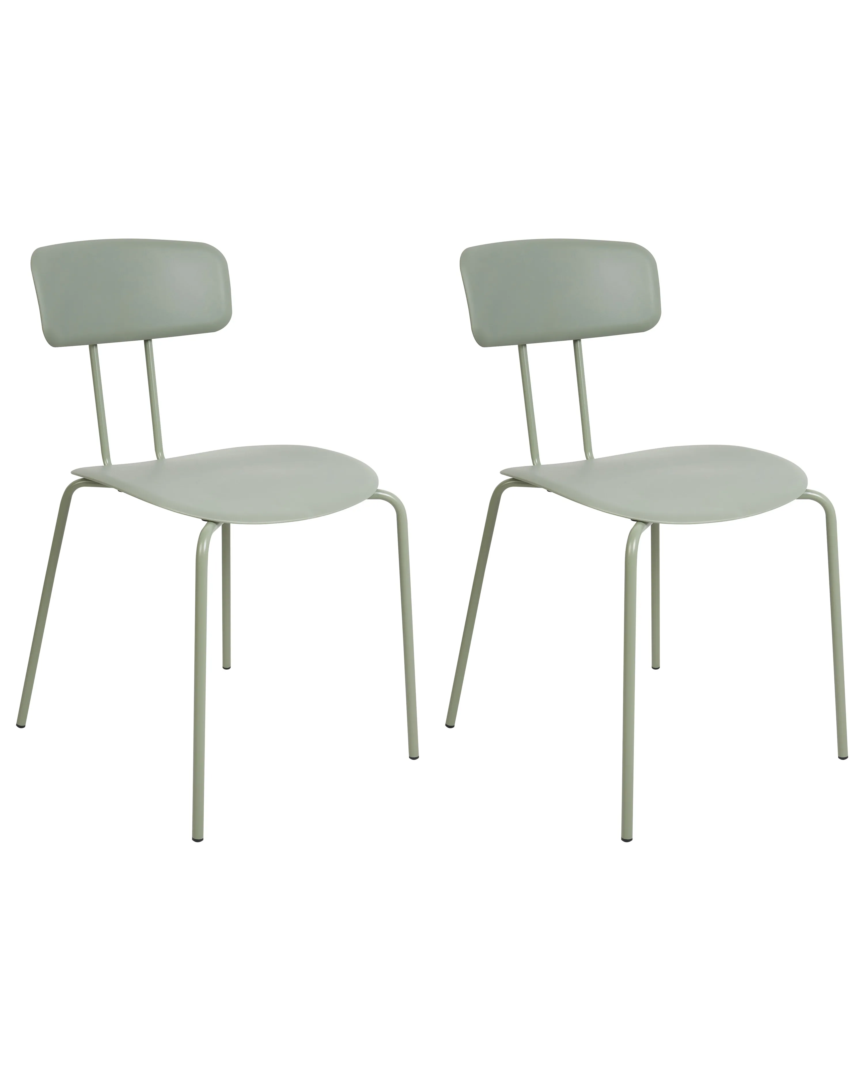 Set van 2 eetkamerstoelen SIBLEY Lichtgroen