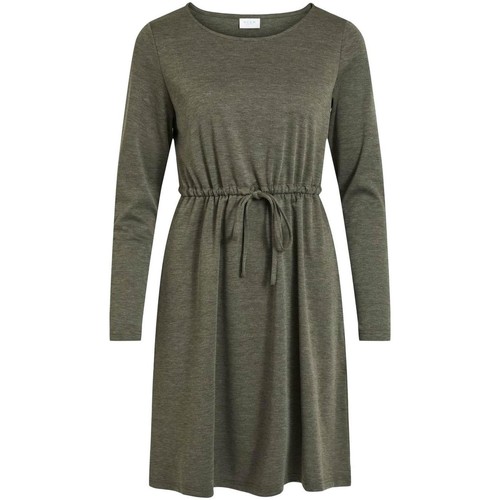 Vila - VIJUNER L/S DRESS Verde