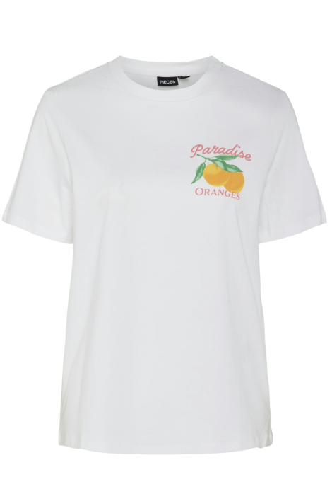 Pieces witte dames t-shirt