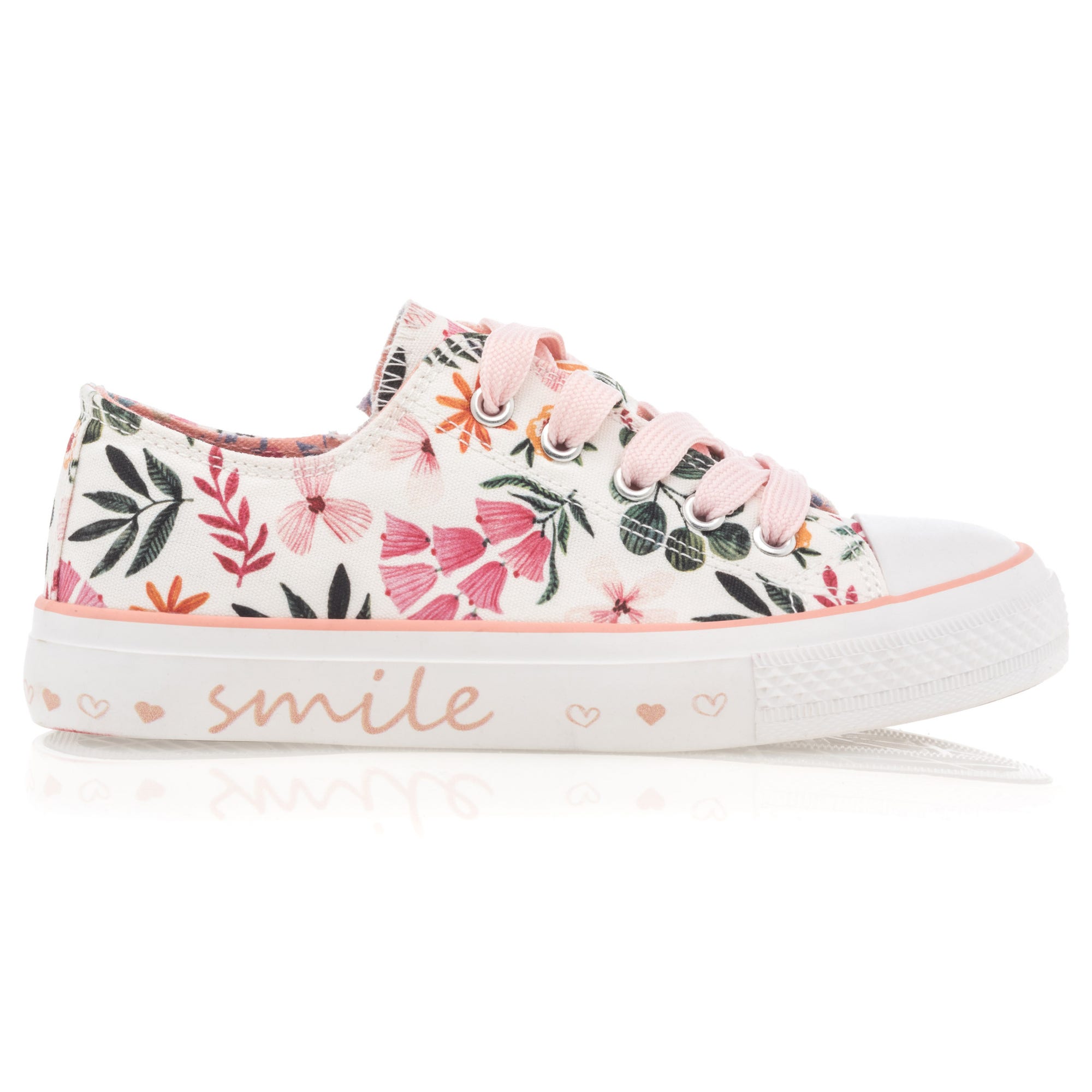 Baskets en toile Fille blanc