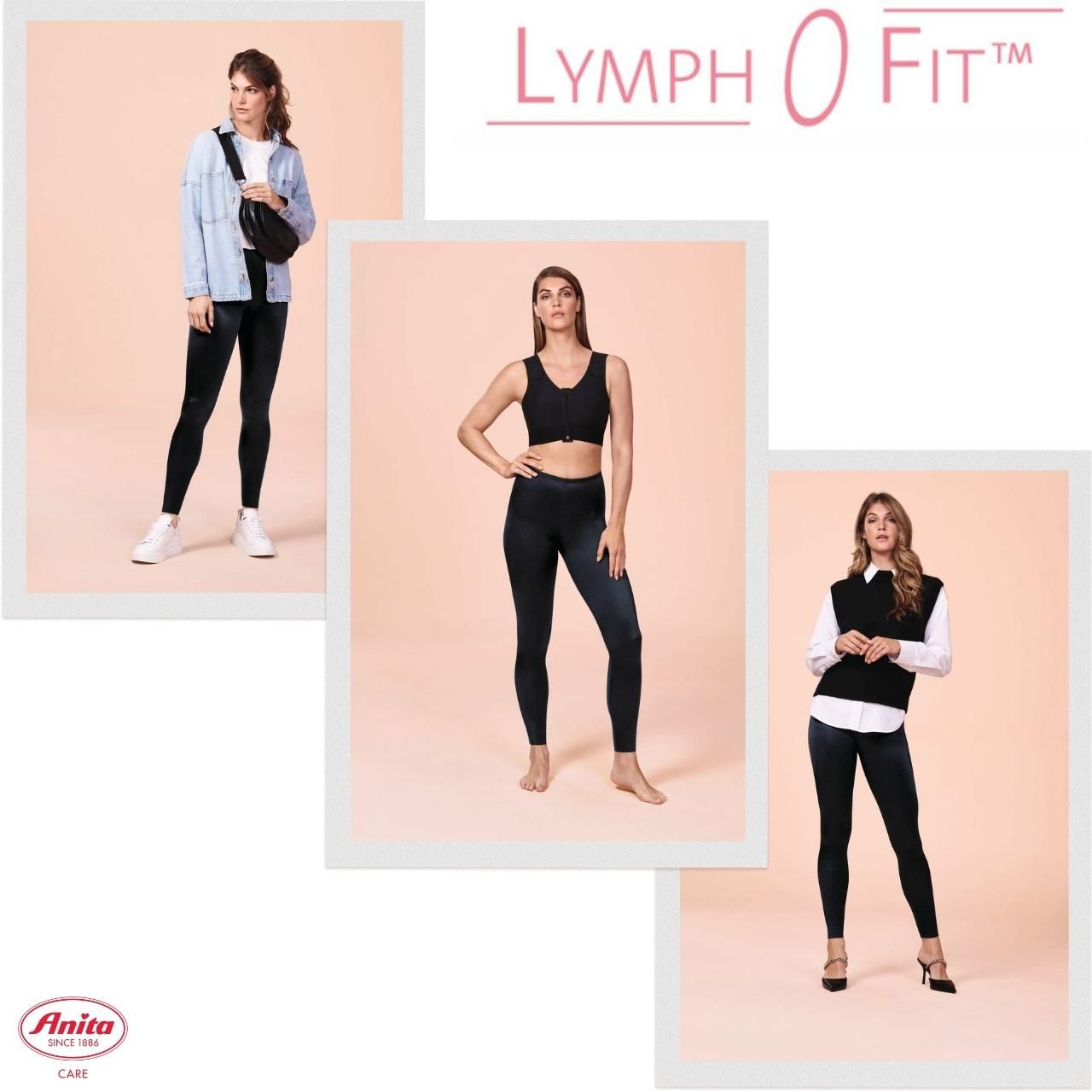 Lymph O Fit leichte Kompressionshose schwarz Gr 95