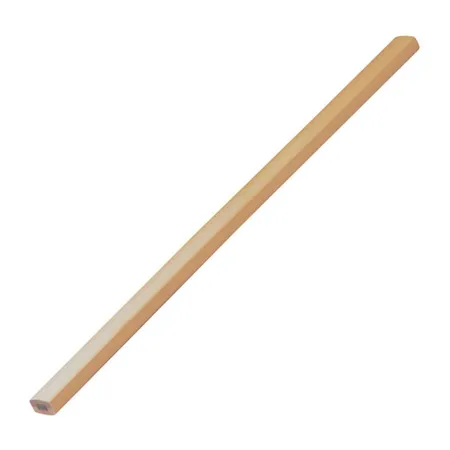 Macma Zimmermannsbleistifte, 25 cm, naturbelassen, 10 Stück
