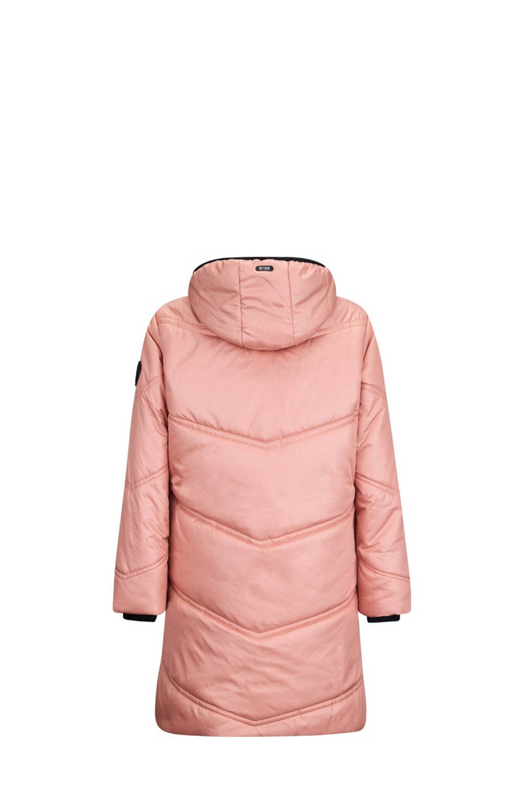 Retour Jeans gewatteerde winterjas Bzou zachtroze
