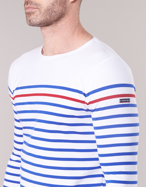 Armor Lux - REMPART - Blanc / Bleu / Rouge