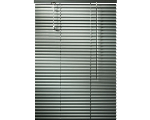 Aluminium jaloezie, zilver, 60x160 cm