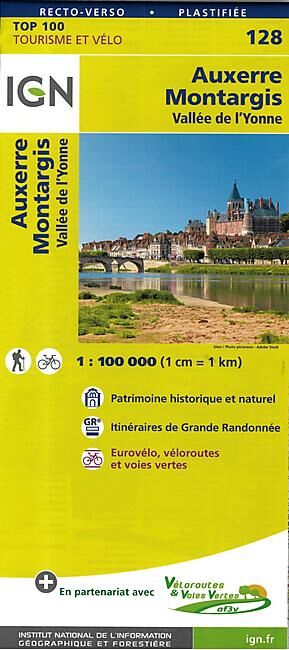IGN - TOP 100 128 AUXERRE MONTARGIS