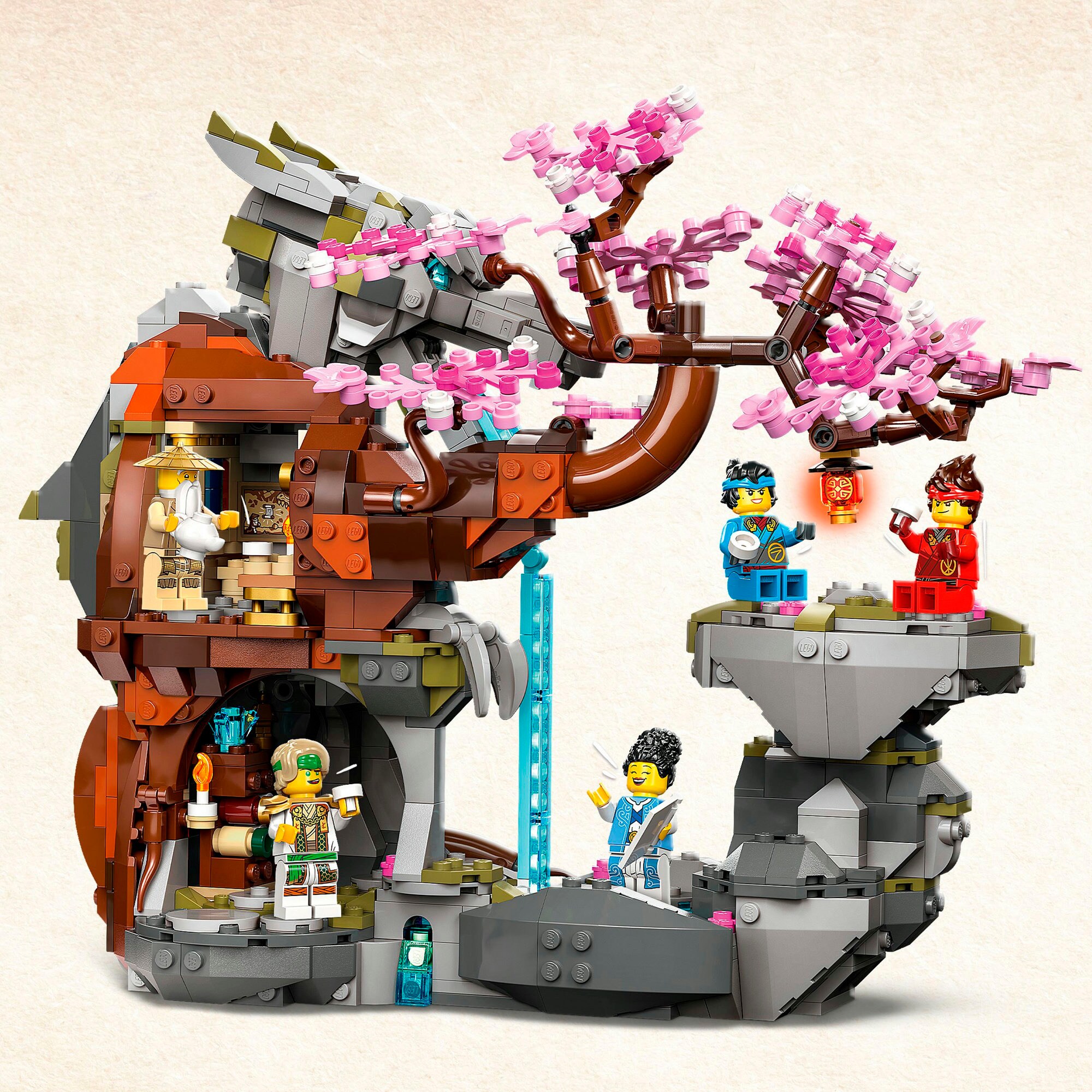 LEGO Konstruktionsspielzeug Ninjago Drachenstein-Tempel