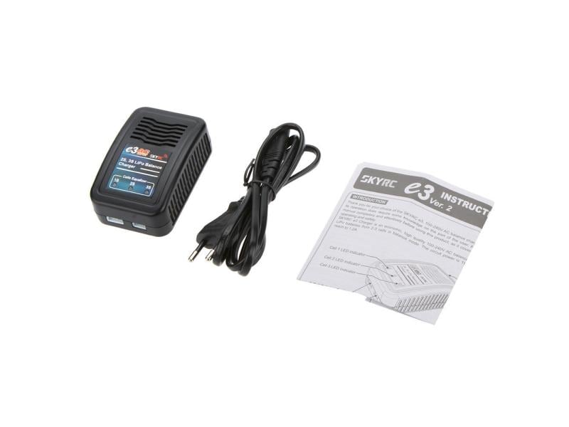 SKYRC Ladegerät e3 für 2-3S LiPo Balancer Ladegerät für 2S und 3S LiPo Akkus
