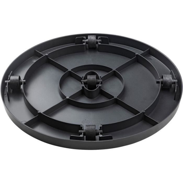 - roll pot r support a roulettes pour pot de fleurs - 39cm