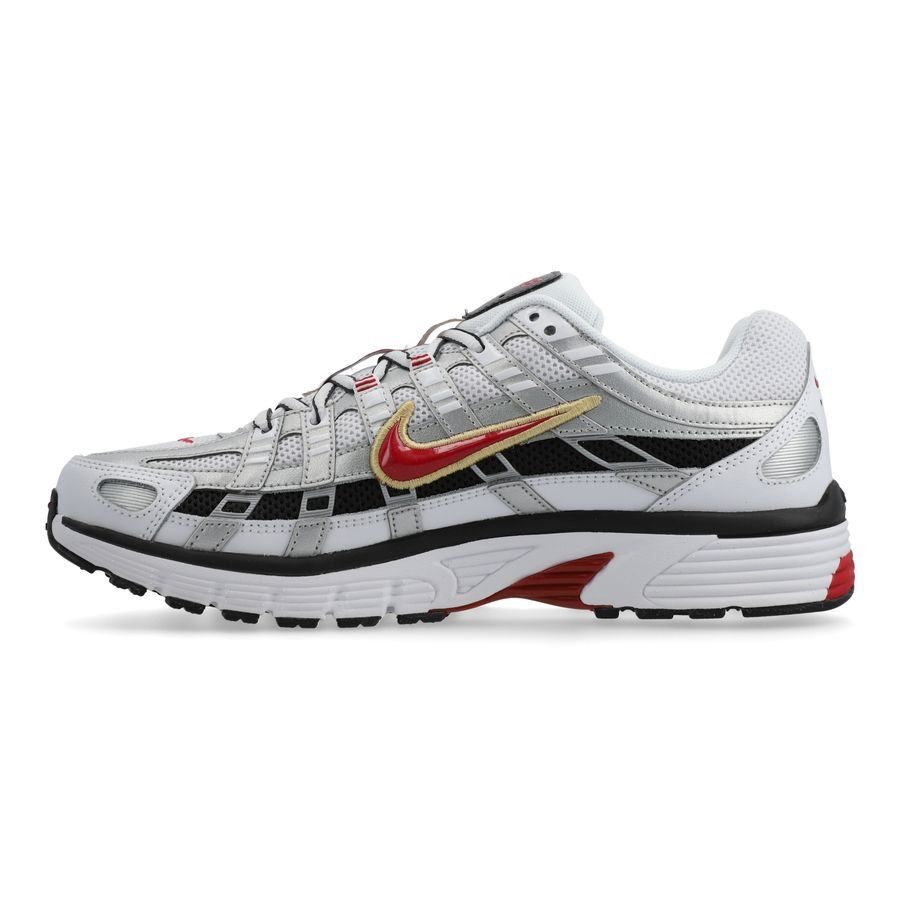 Nike Chaussures P-6000 - Argenté/Rouge Femme