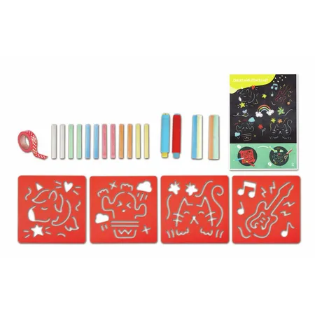 Hape Kreidekunst mit Schablone