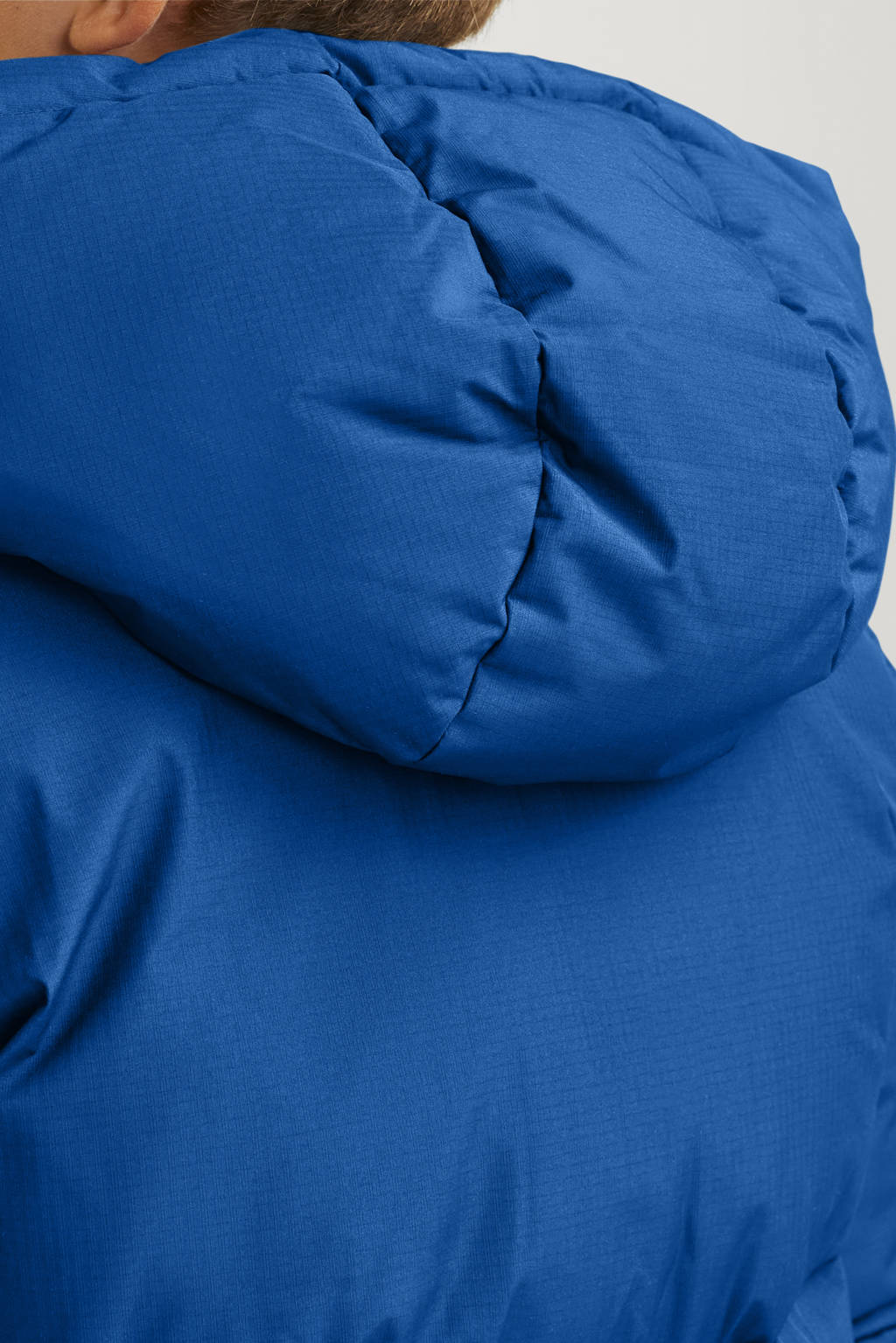 JACK & JONES gewatteerde winterjas JJWORLD helderblauw