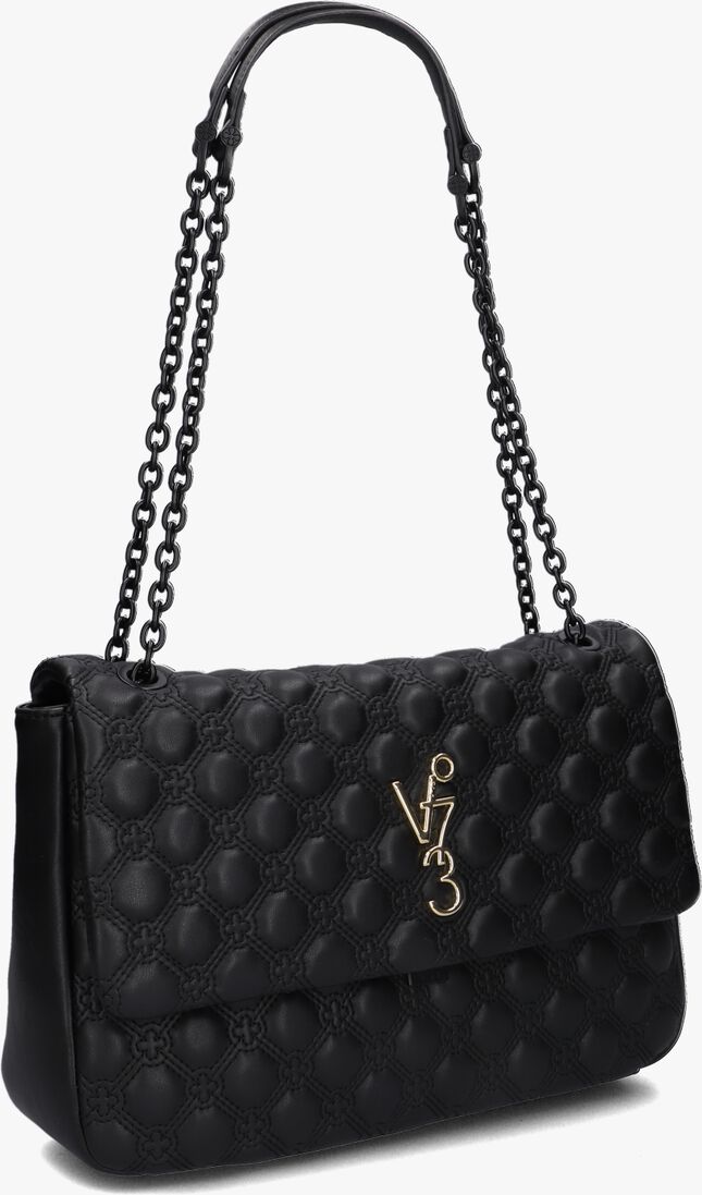 V73 zwarte v73 schoudertas marzia flap bag