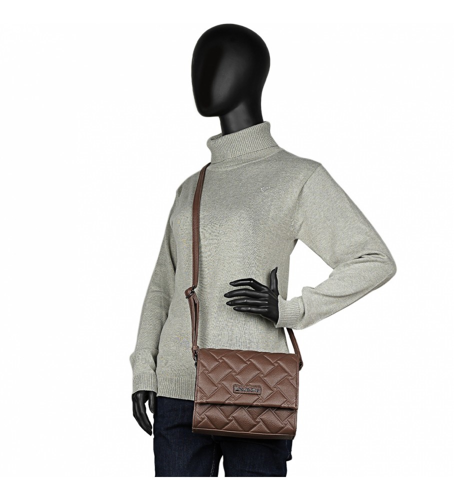 Bolsa de ombro Lois LOIS 316885 marrom escuro