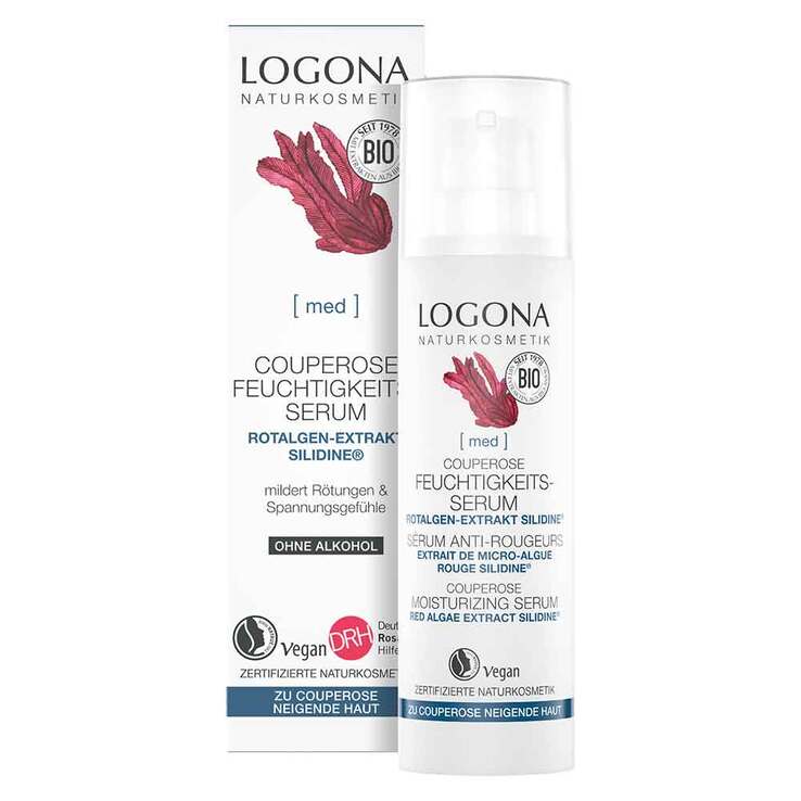 Logona Med Couperose Feuchtigkeitsserum Tag & Nacht, 30 ml