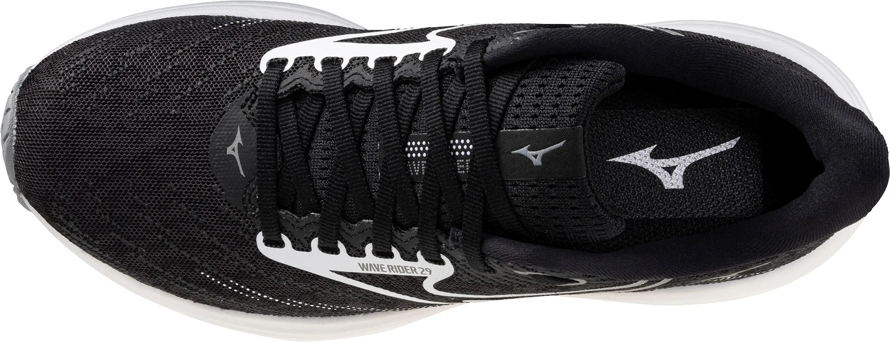 Mizuno Women's Wave Rider 29 Black Sand/White/Black