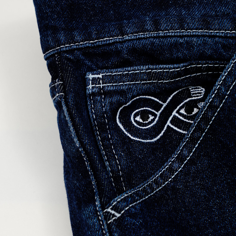 Short long en denim OG - Bleu