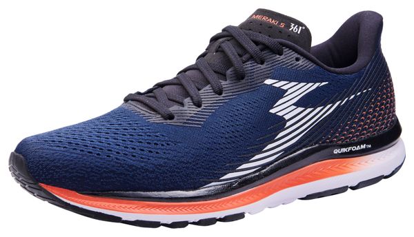 Chaussures de running 361-Meraki 5 Midnight/White