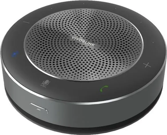 VivoLink - VoIP desktop konferencetelefon - Bluetooth - trådløs - USB-C - mørkegrå