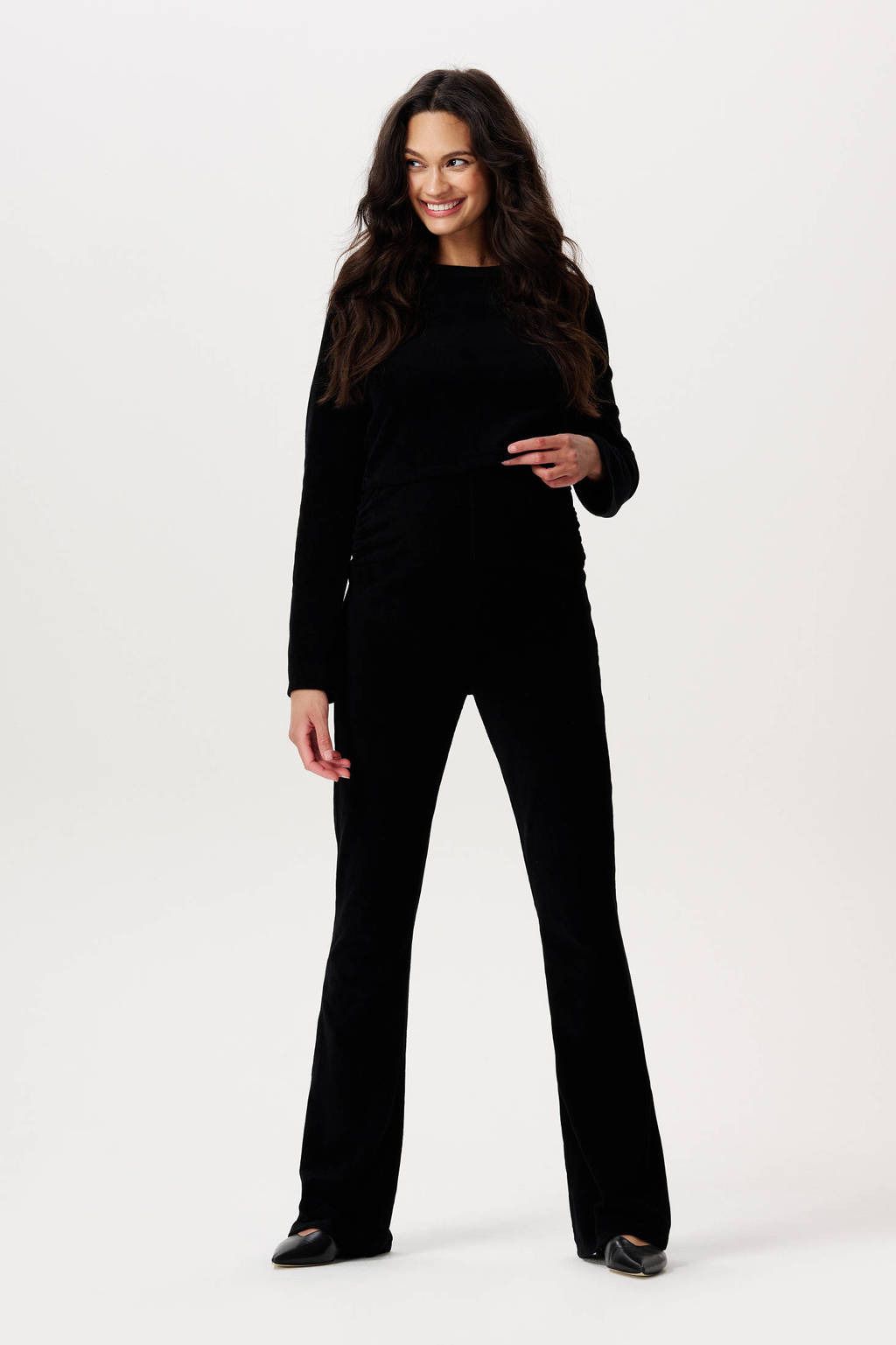 Noppies cropped top zwart