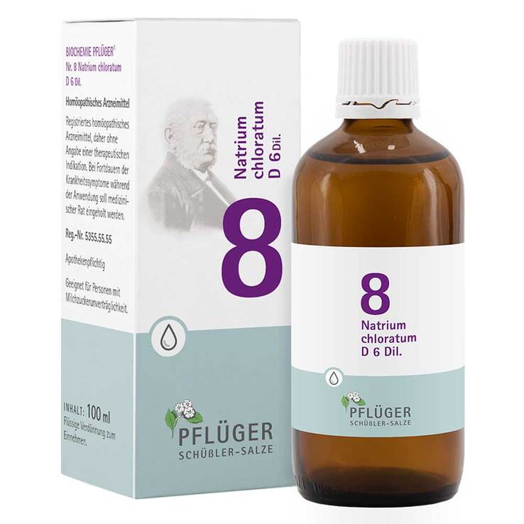 Biochemie Pflüger 8 Natrium chloratum D 6 Tropfen, 100 ml