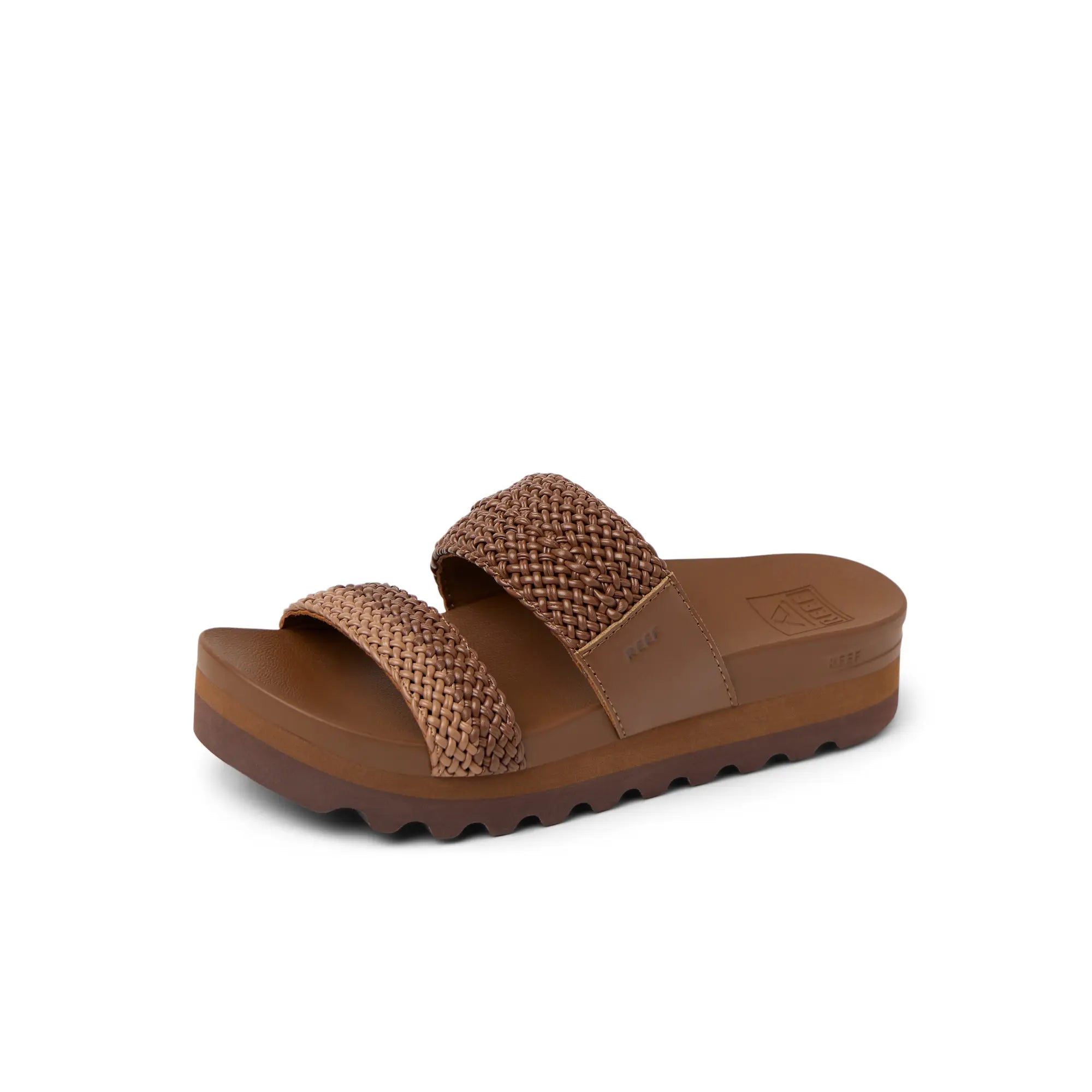 Cushion Vista Hi Chocolate Tan Tan Braid