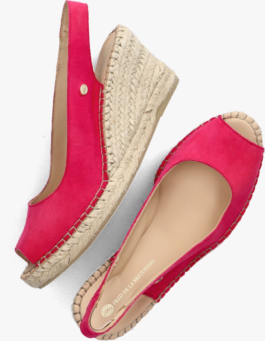 FRED DE LA BRETONIERE roze fred de la bretoniere espadrilles clare beau