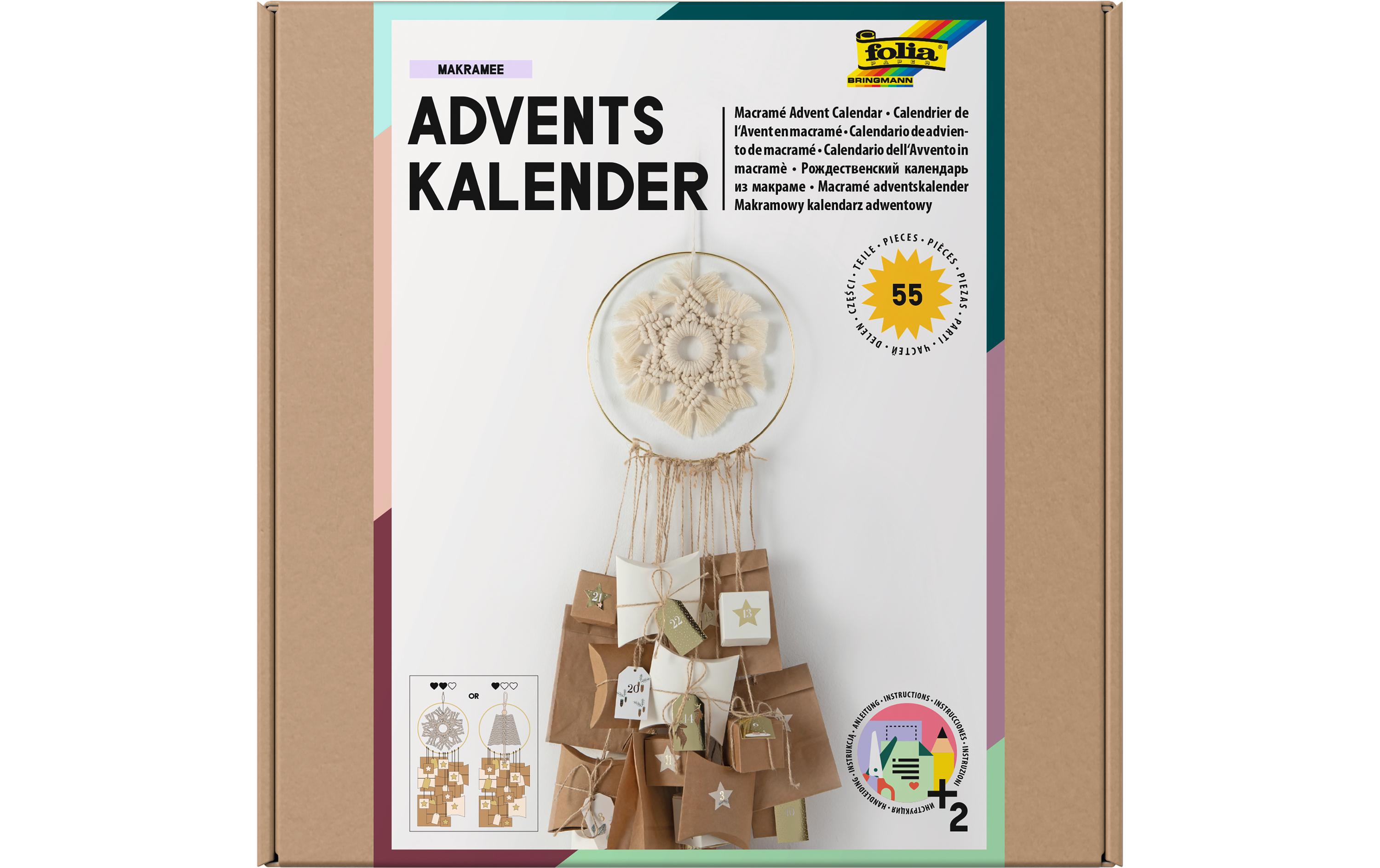Adventskalender MakrameeGeschenktüten ideal für kleine Geschenke und diy Adventskalender