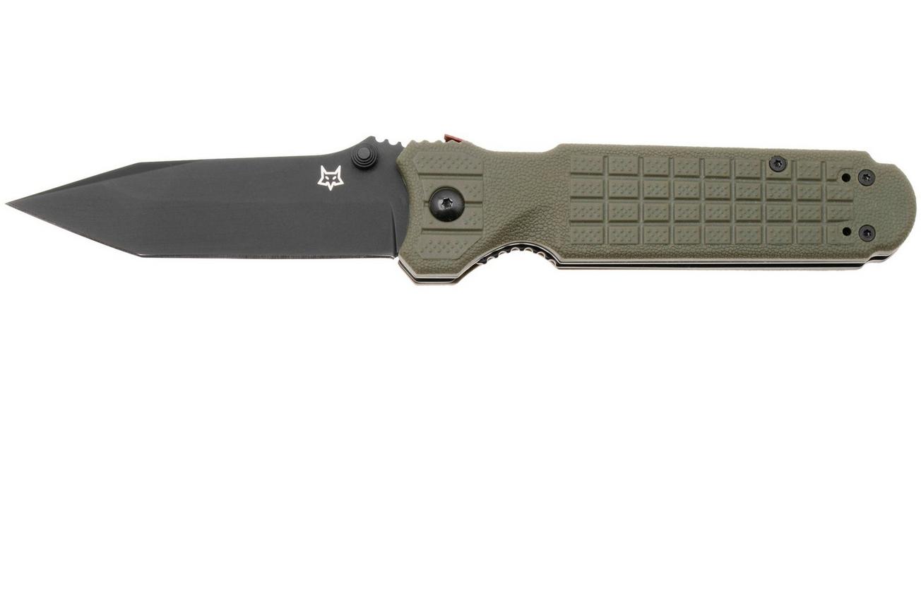 Fox Predator Evolution FX-449 OD, Black Niolox, Green FRN, zakmes