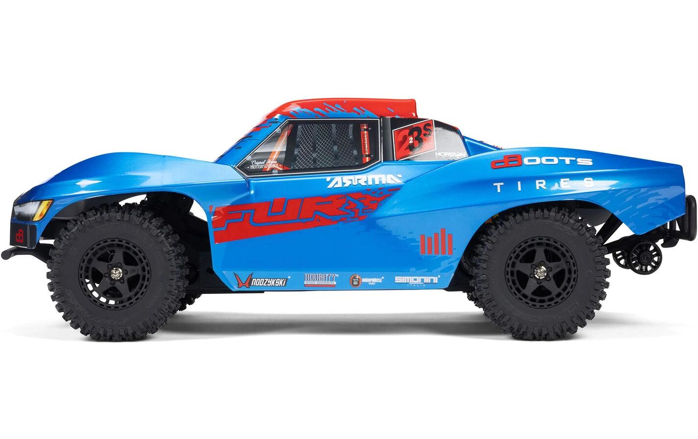 Short Course Truck Fury 223S DSC 2WD Blau ARTR, 1:10<br>Off-Road 2WD Modell mit Brushless Motor