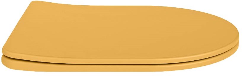 Mondiaz Lavie toiletzitting met softclose en quick release ocher