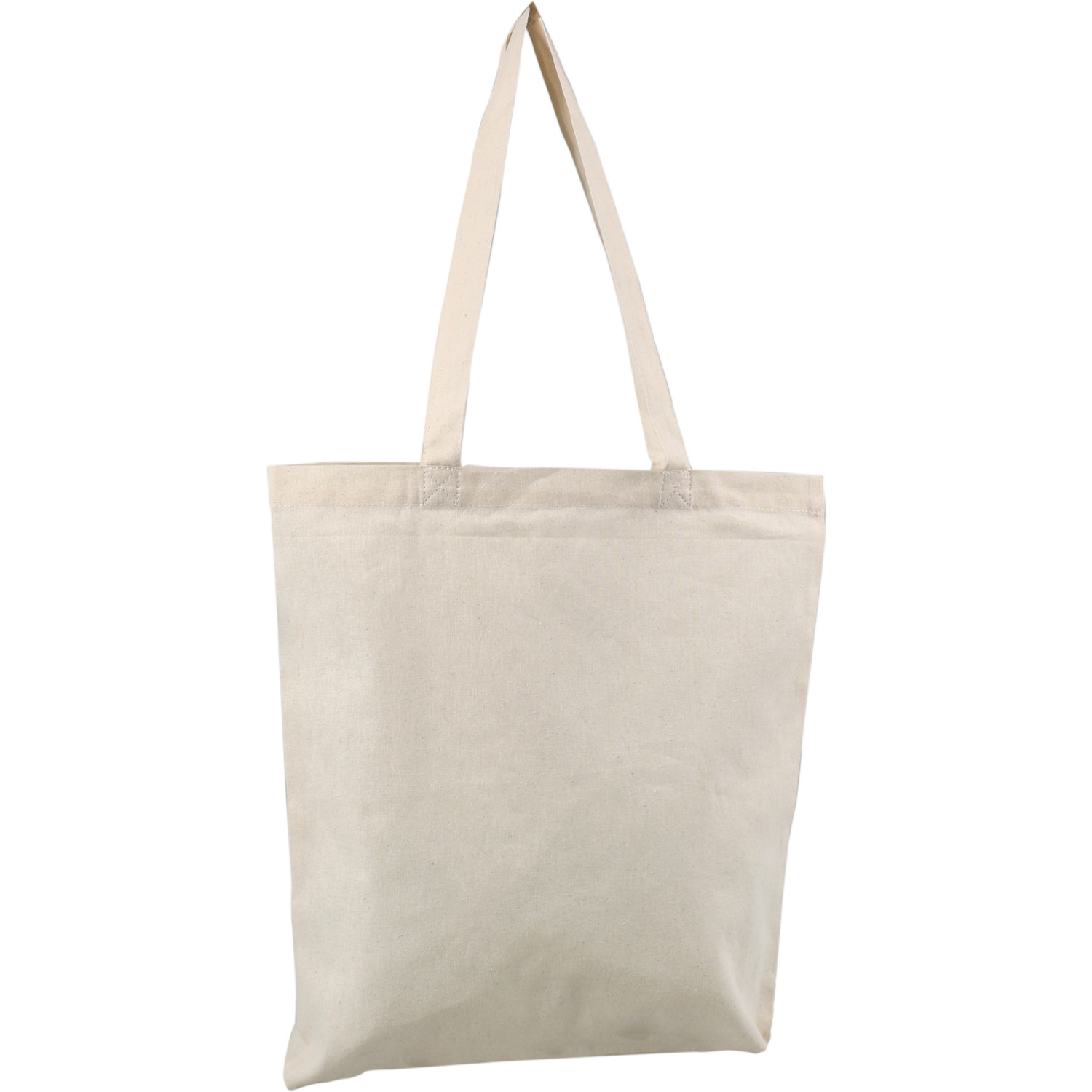 Tas, Katoen, portrait, reusable, 38x42cm, lusdraagtas, naturel