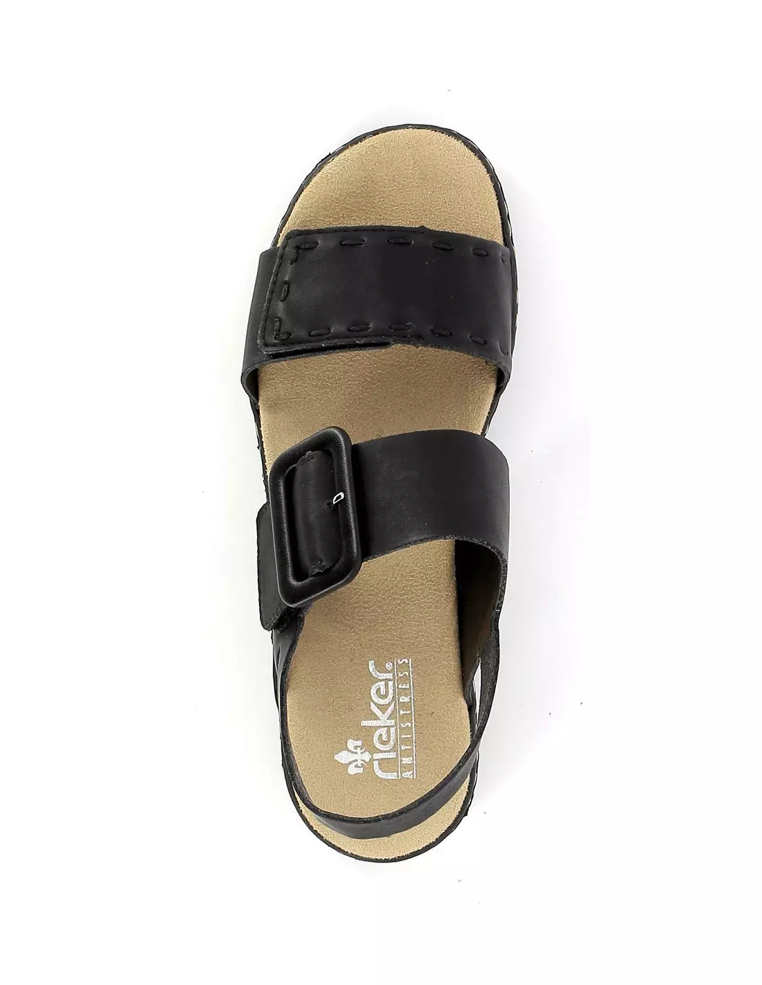 RIEKER 62950-00 - Sandales & nu-pieds Noir