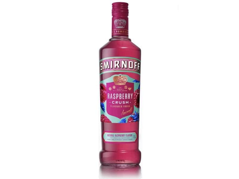 Smirnoff Vodka Raspberry Crush 0.7 l Spirituosen-Spezialität auf Getreidebasis mit Himbeergeschmack