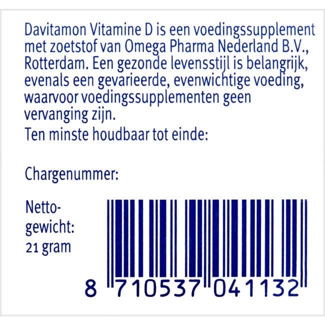 Davitamon Kind Vitamine D Smelttabletten Citroen