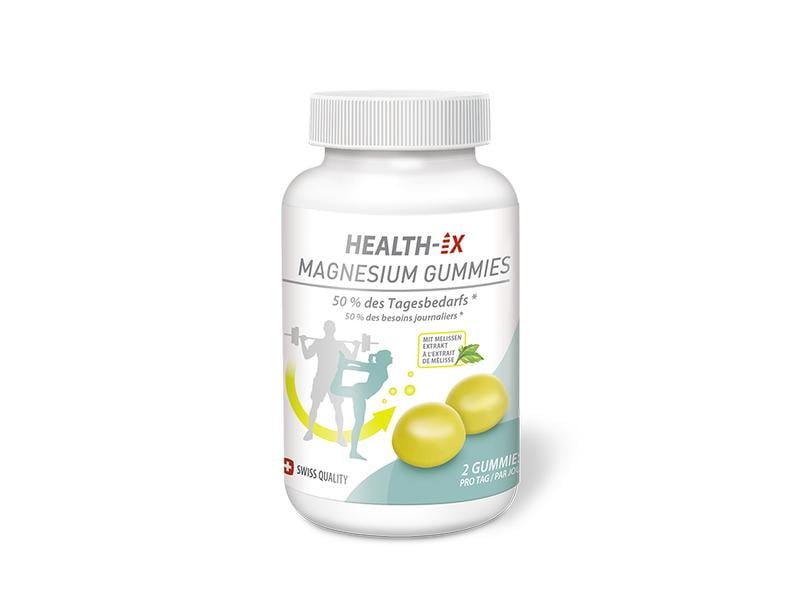 HEALTH-IX Magnesium Gummies 120 g Magnesium und Melisse Gummibonbons
