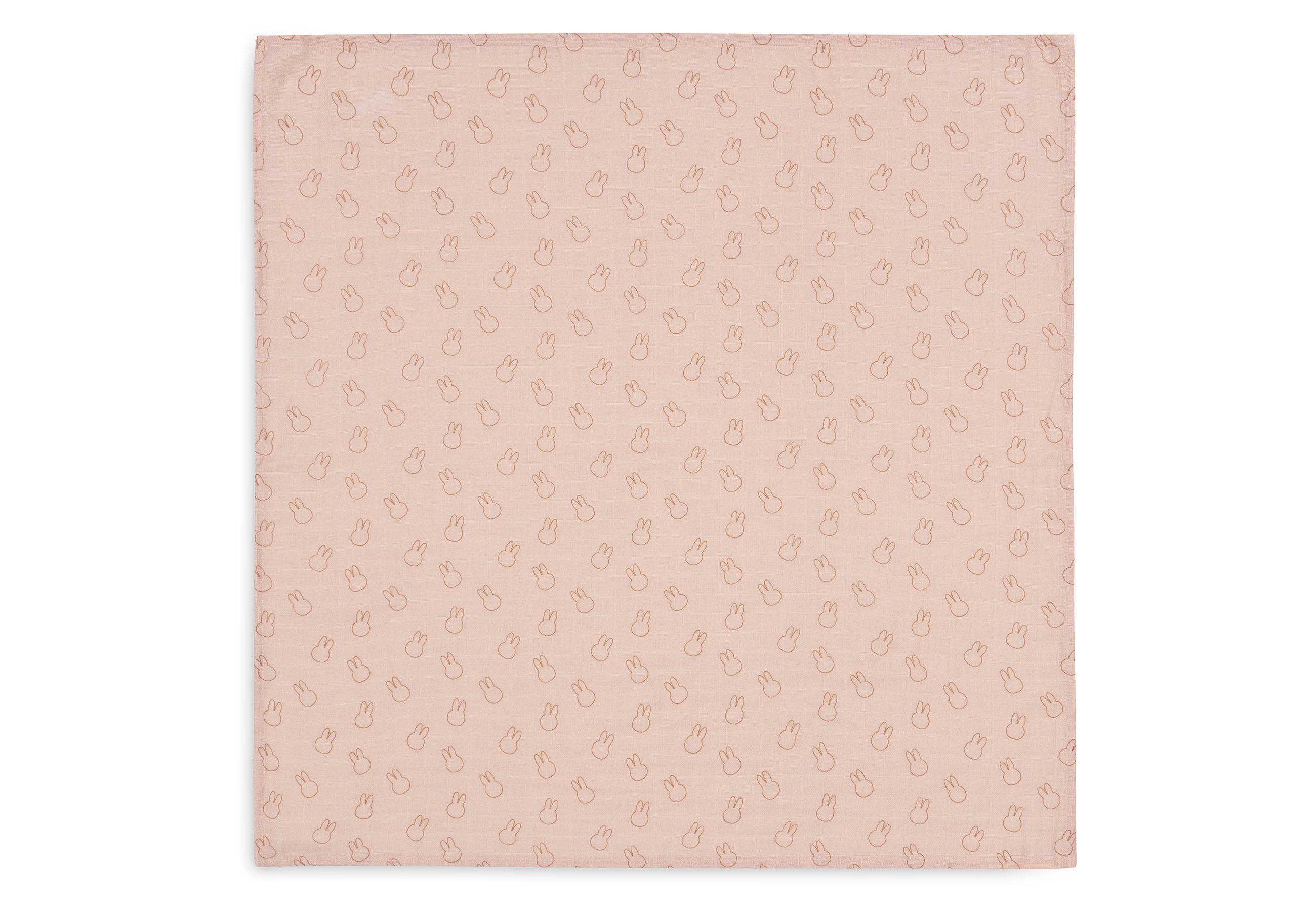 Jollein hydrofiele doek small - set van 3- Miffy Silhouettes - Wild Rose