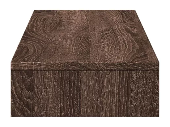 Support de moniteur chêne marron 100x27x10 cm bois d'ingénierie