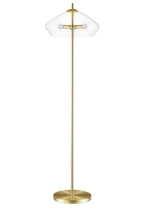 Lampadaire Capolin 3 ampoules E14 IP20 métal doré