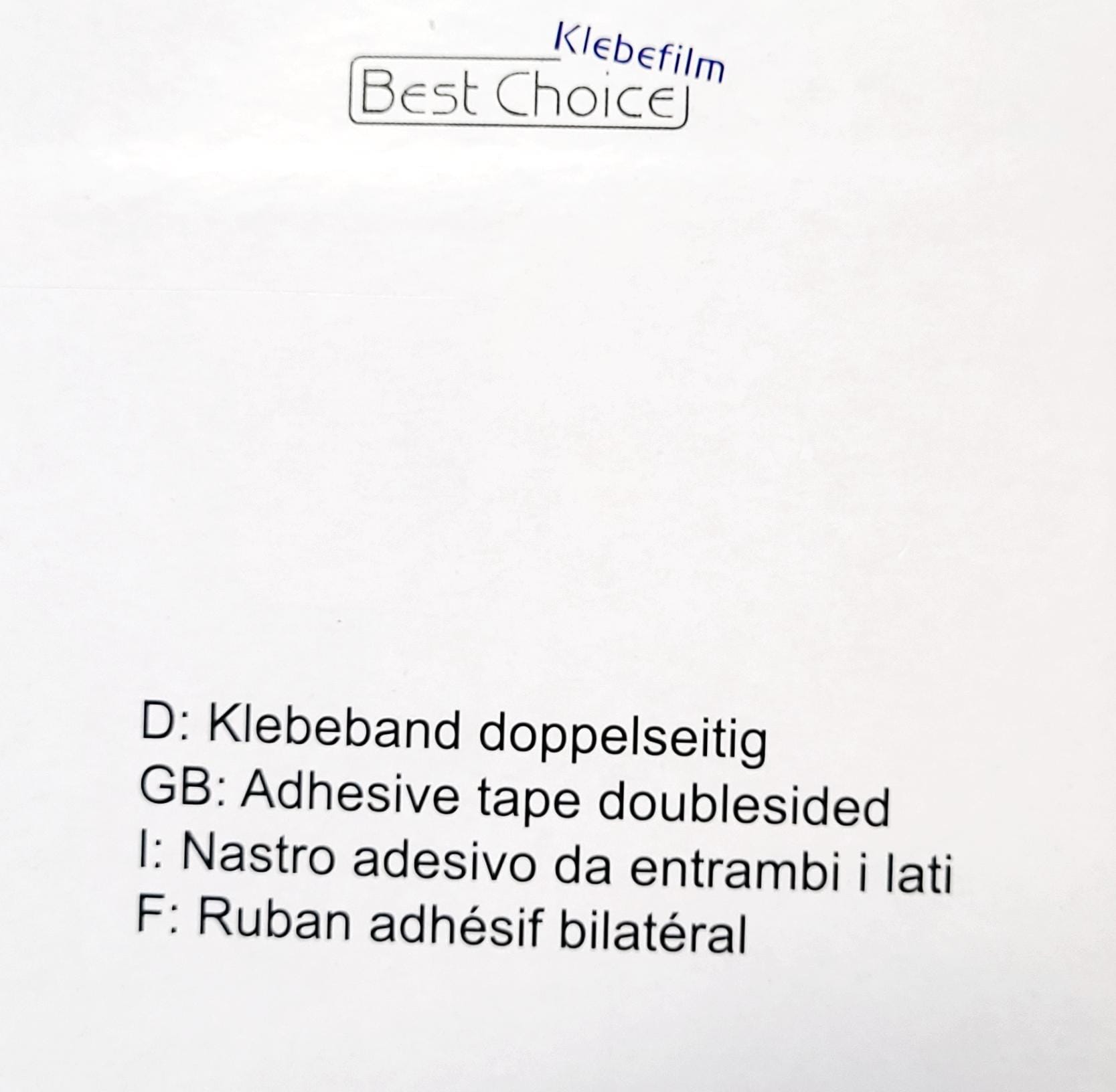Klebeband doppelseitig 5m x 20mm