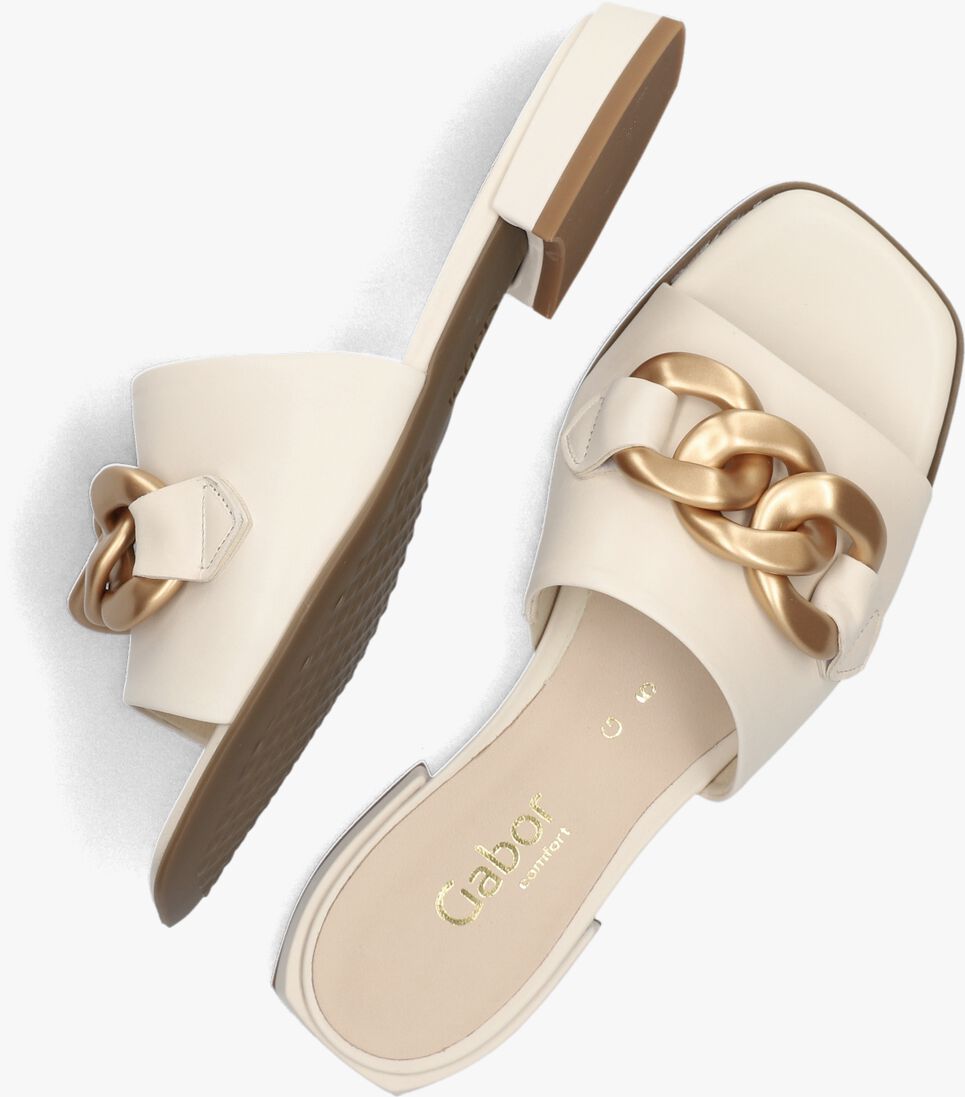 GABOR beige gabor slippers 801.3