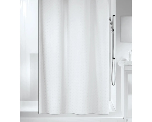 Spirella douchegordijn, Ricco Textil, 180 x 200 cm, wit