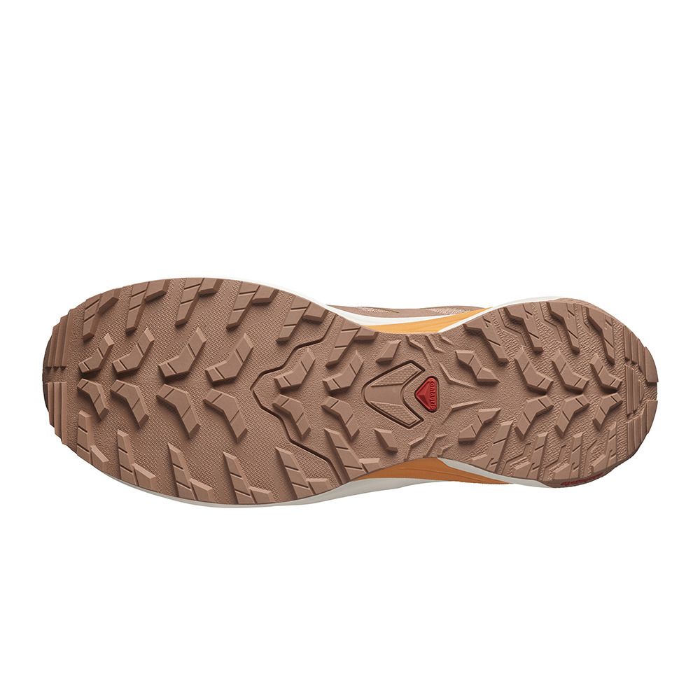 Salomon X-ADVENTURE GTX - Chaussures trail Femme mocha mousse/vanilla ice/turmeric