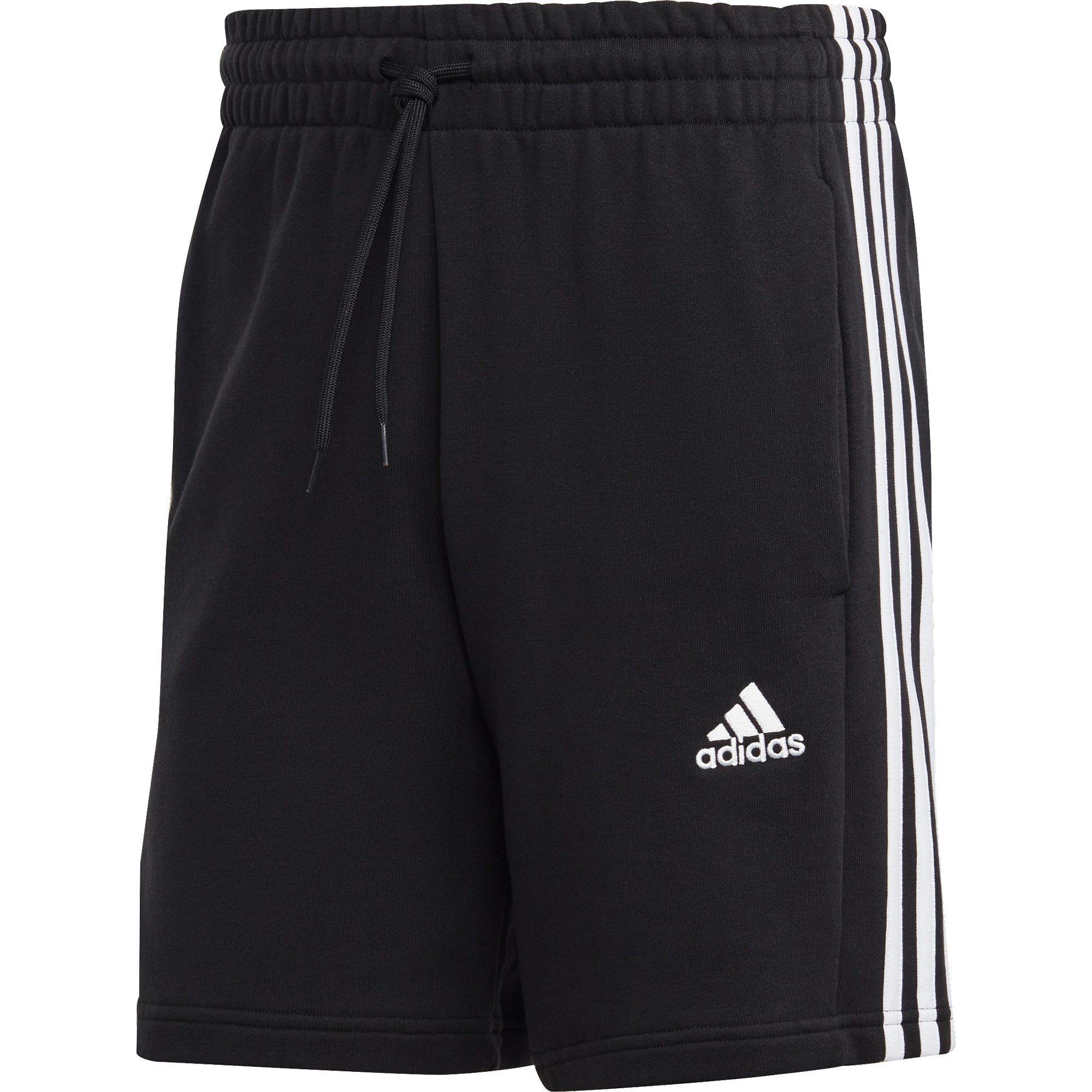 adidas Essentials French Terry 3-Streifen Shorts Herren schwarz
