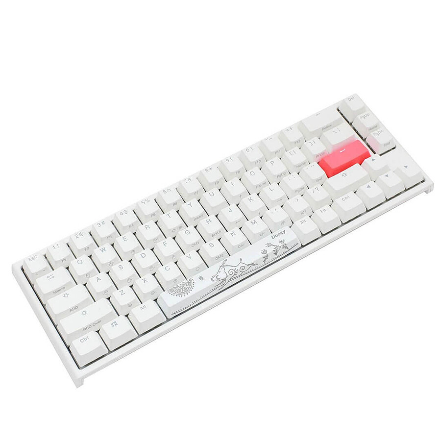 Ducky Channel One 2 SF RGB - Blanc - Cherry MX Black