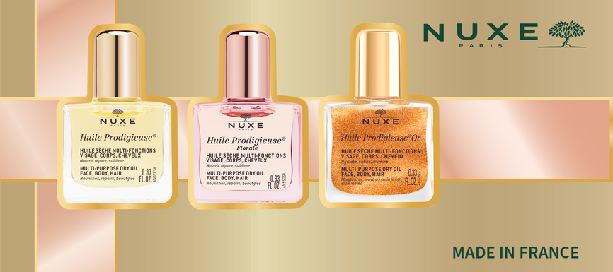 NUXE Huile Prodigieuse gavesett 3x10 ml