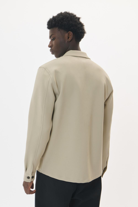 Matinique beige heren overhemd