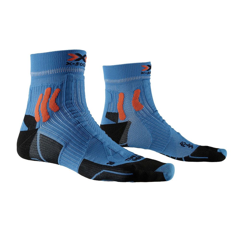 X-Socks TRAIL ENERGY - Chaussettes bleu/orange